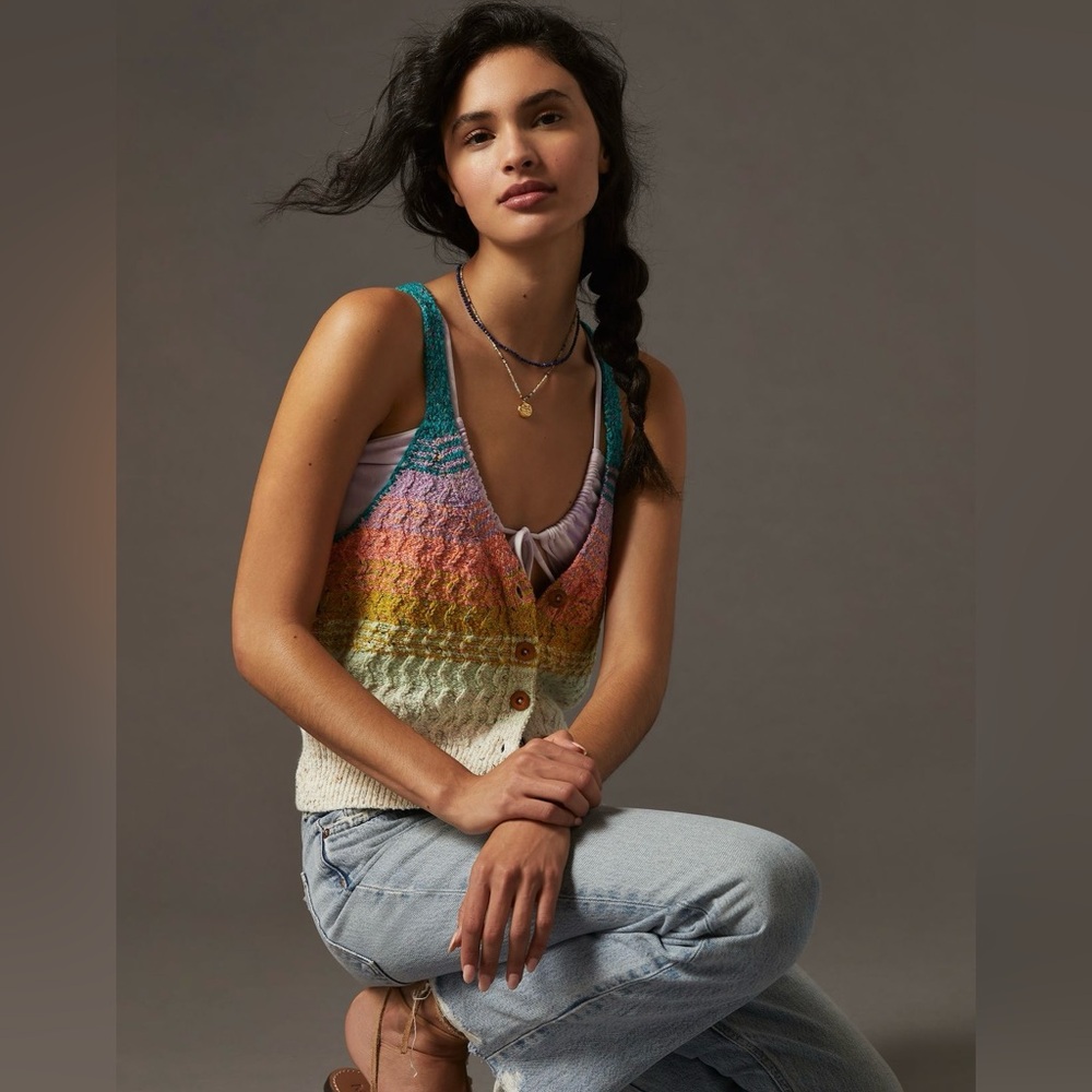 Anthropologie Pilcro Samalona Sweater Tank